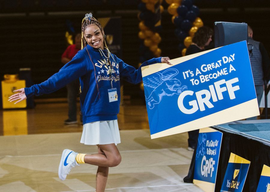 Student at ASD event