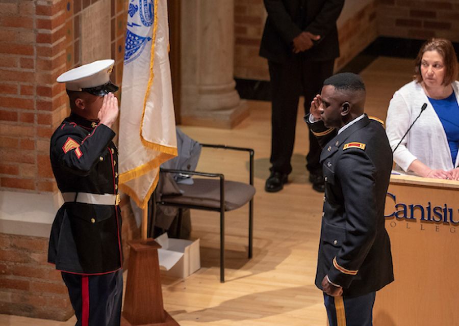 As the only Army ROTC program in Western New York, Canisius University ROTC offers students a unique opportunity to develop leadership skills, earn scholarships and prepare for military or civilian careers—while living out Jesuit values of service and purpose.