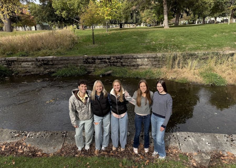 From left to right: Alex Weiss; Ava Beaudoin; McKenna Zaleski; Olivia Manchester; Ally Chugh.