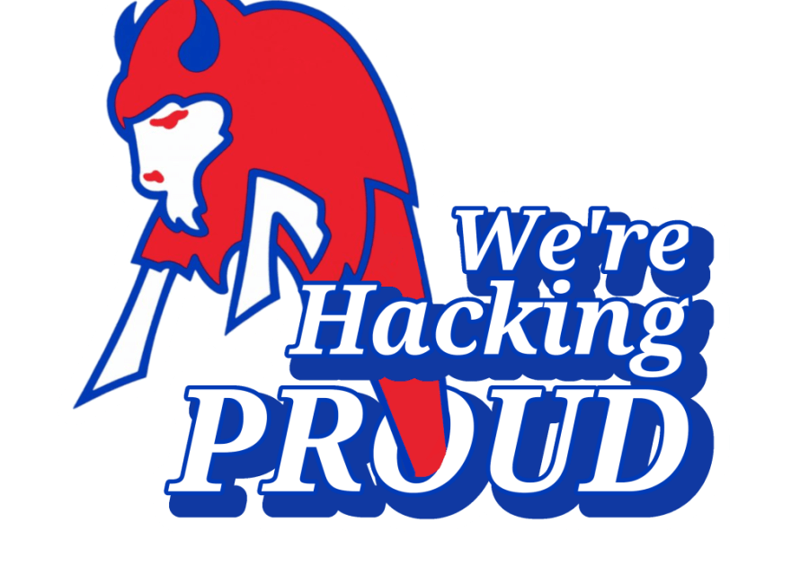 BSides Buffalo logo titled "We're Hacking Proud" 
