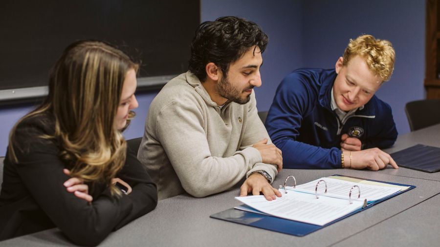 AUDIT Lab students working together. 