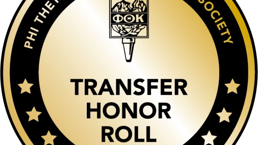 Logo of the 2026 Transfer Honor Roll badge from Phi Theta Kappa Honor Society 