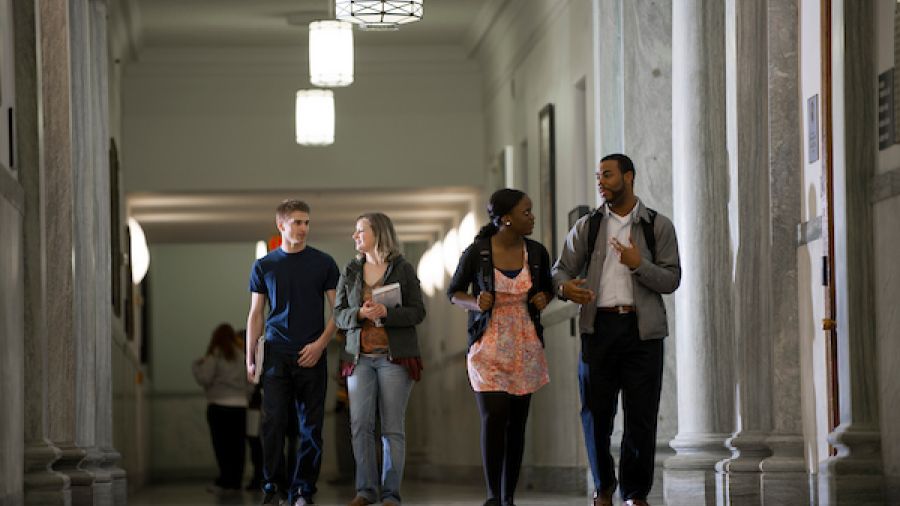 Campus Hallway