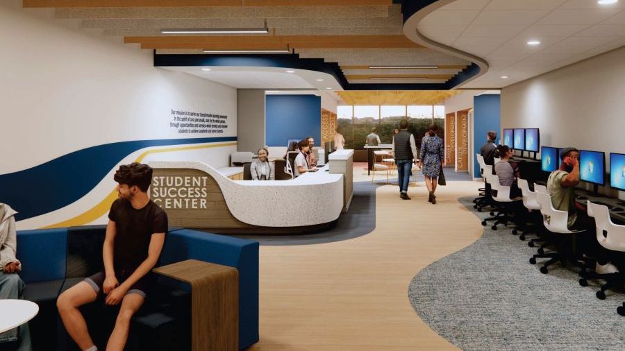 Renderings of Student Success Center 