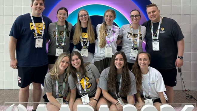Group photo of physician assistant studies students who participated in PA competition 