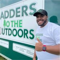 KeJuan Harmon gives the thumbs up to Ladders to the Outdoors.