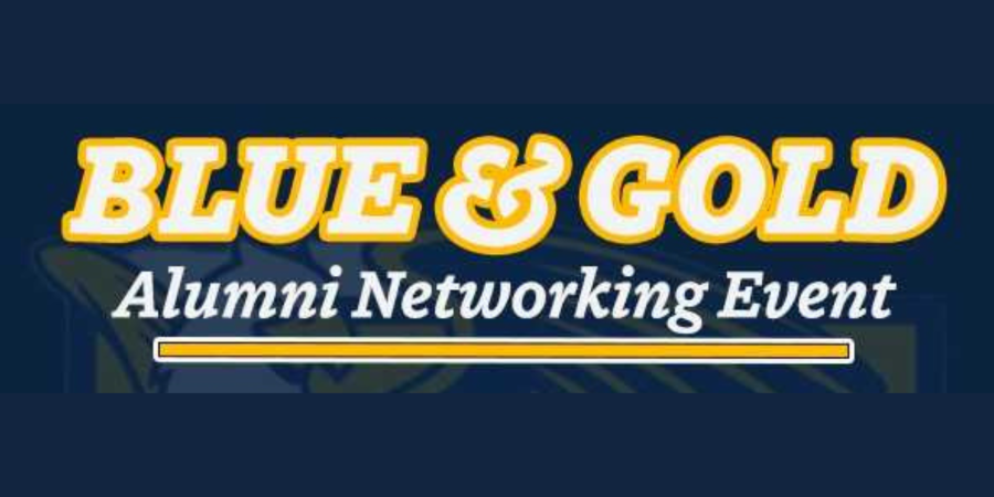 Blue and Gold Networking Event
