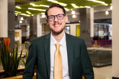 Headshot of Patrick Byrne, recipient of the Young Alumni Accounting Award