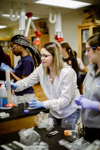 Students in Chemistry lab
