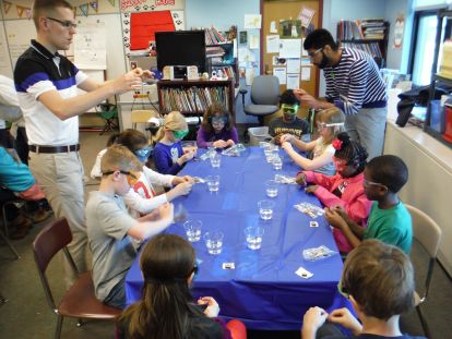 Science outreach at local elementary school