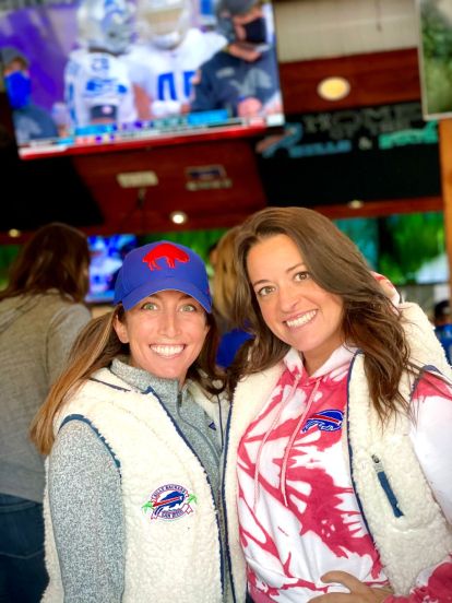 Two women looking into the camera