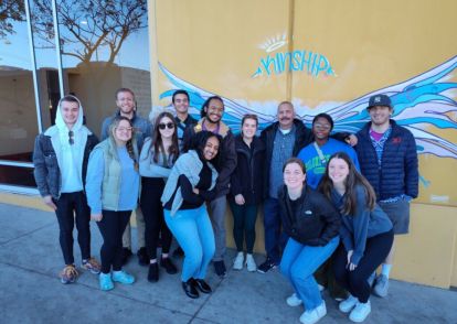 canisius students service trip west virginia food security