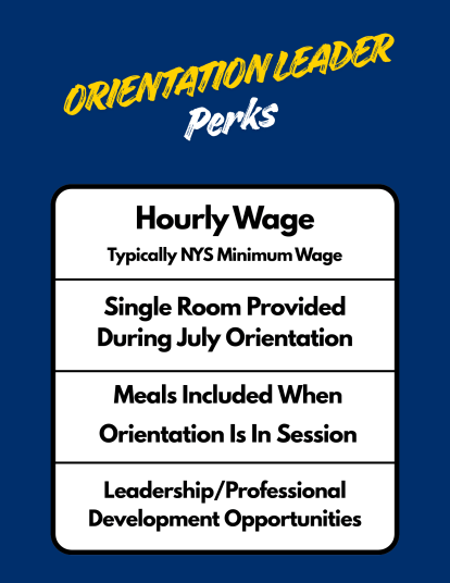 Orientation Leader Perks